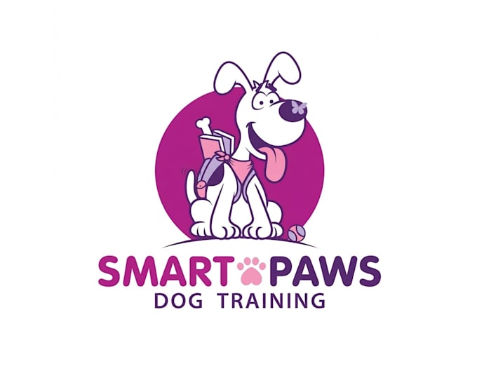 design powerful dog training business logo