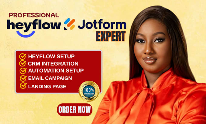 design high converting heyflow and jotform forms for lead generation