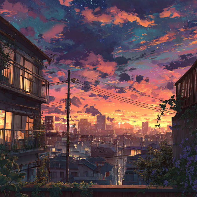 draw anime, game ,visual novel and background in anime style