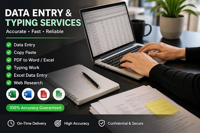 do data entry and data transfer work accurately