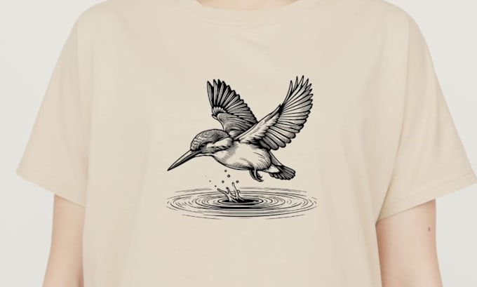 design a custom bird logo with full copyright
