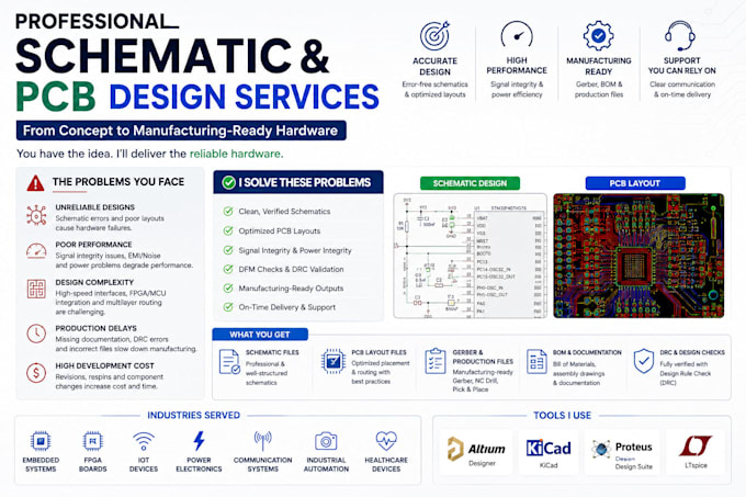 do multilayer pcb and circuits design