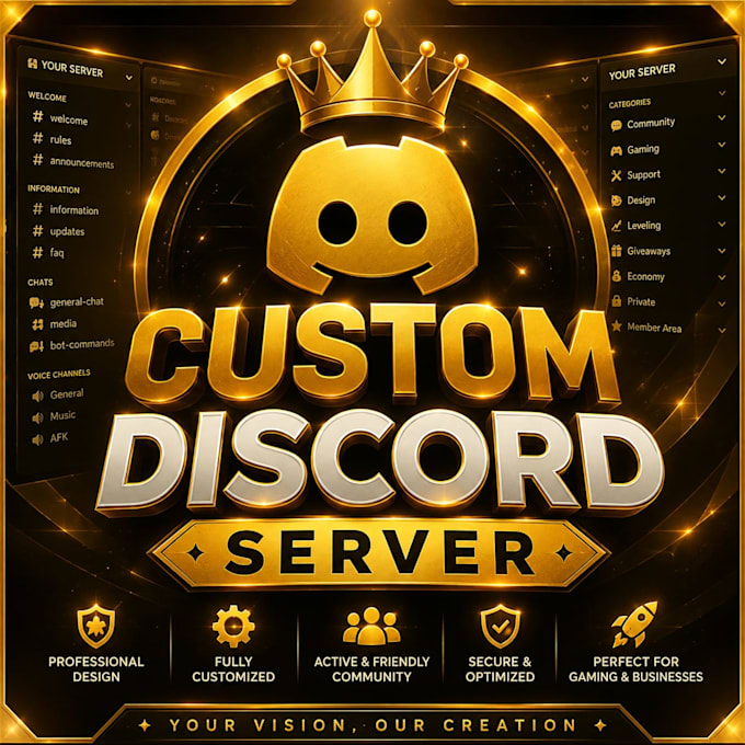 create a custom discord server