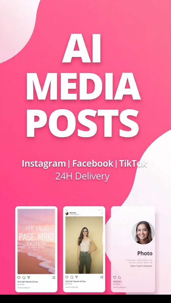 create ai social media posts and graphics