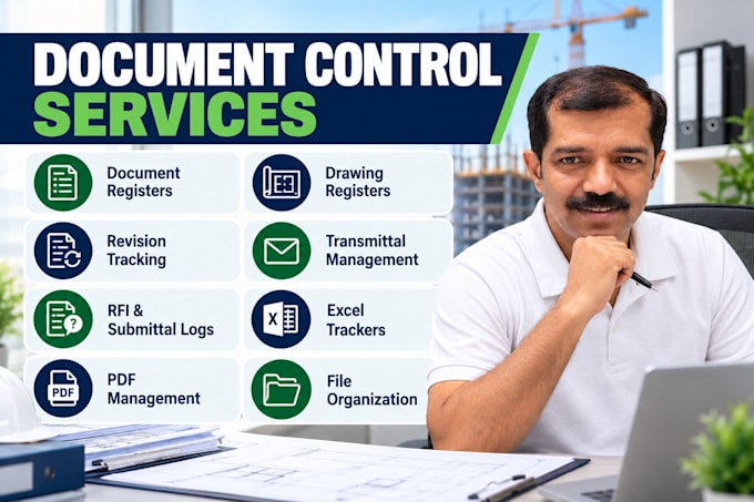 provide professional document control and project coordination services