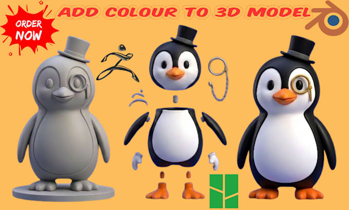 add color to 3d model stl to 3mf 2d to 3d bambu lab multicolor printing