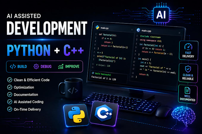 build and debug python and cpp code