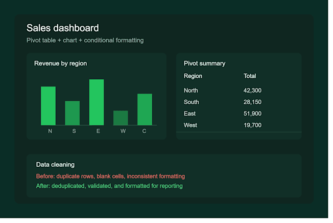 do vlookup, xlookup, index match, pivot table in excel