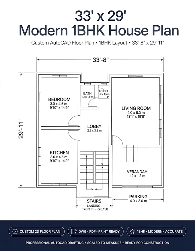 create autocad 2d floor plan and 3d modeling