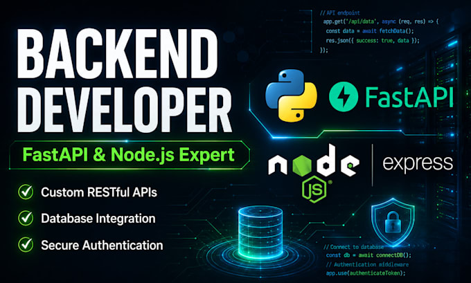 build secure API integration and backend automation in nodejs