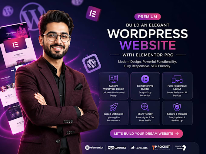 build an elegant wordpress website with elementor pro