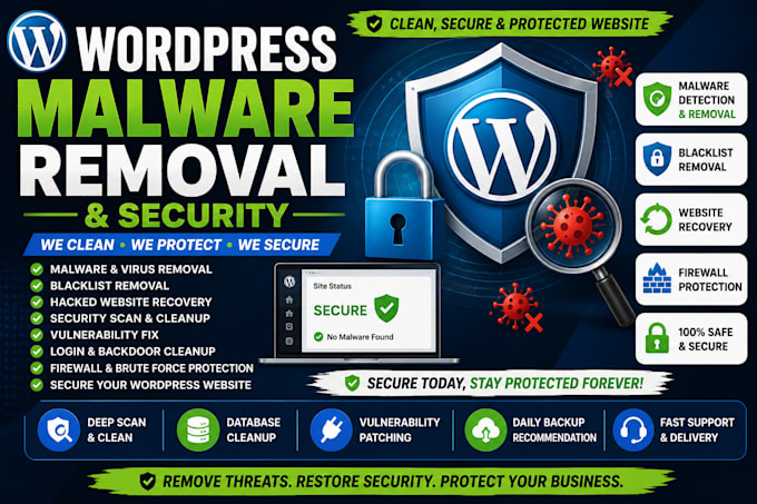 remove malware from your wordpress website and fix security issues