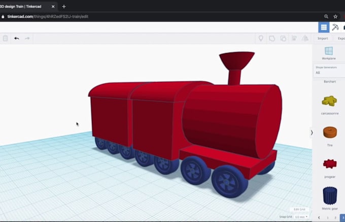 design tinkercad products, 3d cad models, prototypes and 3d printable files