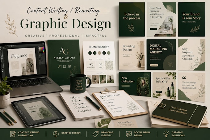 create professional graphic design for your business