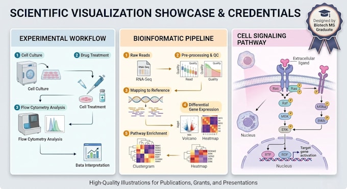 create a graphical abstract and research figures for publication