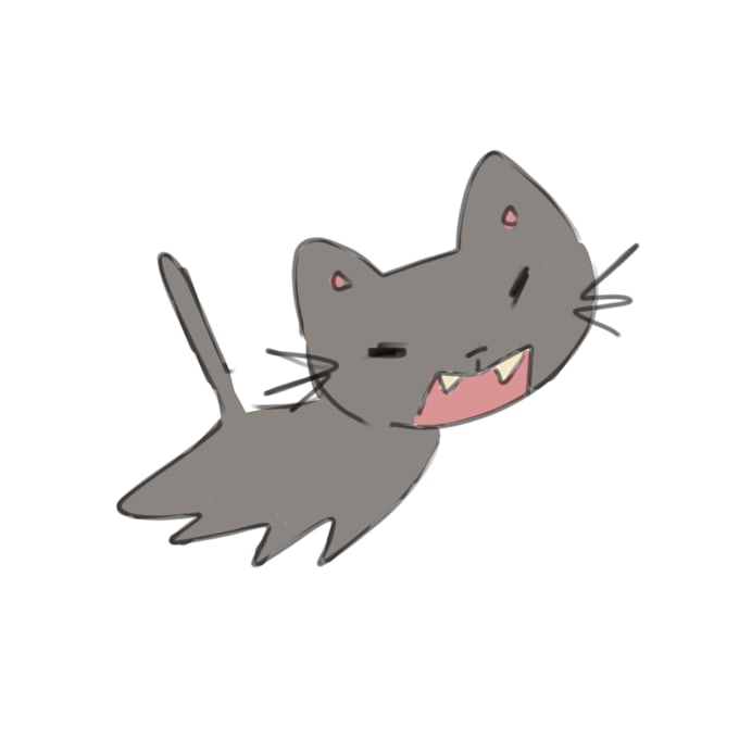 draw a silly cat