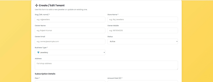 build a scalable multi tenant saas platform for buisness