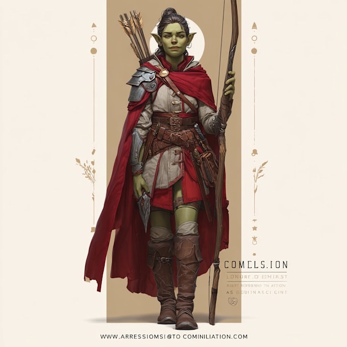 create sci fi, fantasy, horror and fiction character design