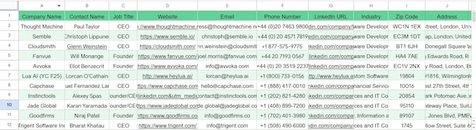 build targeted b2b leads and prospect lists