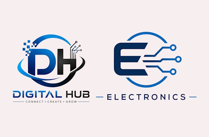 do technology tech software cyber security logo