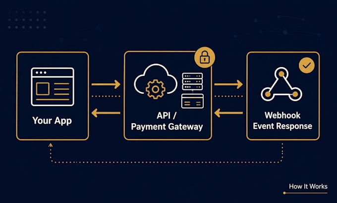 develop, fix custom API integration payment gateway and webhooks