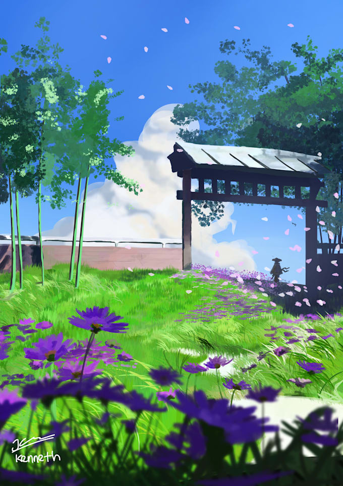 create 2d and 3d environment art for games, animation, or stories