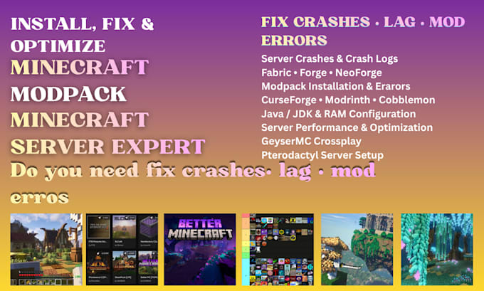 install modpack crash lag kubejs cobblemon neoforge mods troubleshoot minecraft