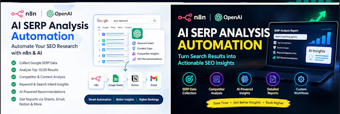 build ai serp analysis automation with n8n and chat gpt