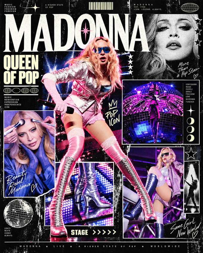 design a premium concert, event or luxury poster