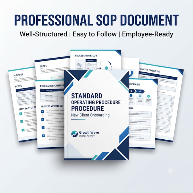 create professional sops and business process documentation