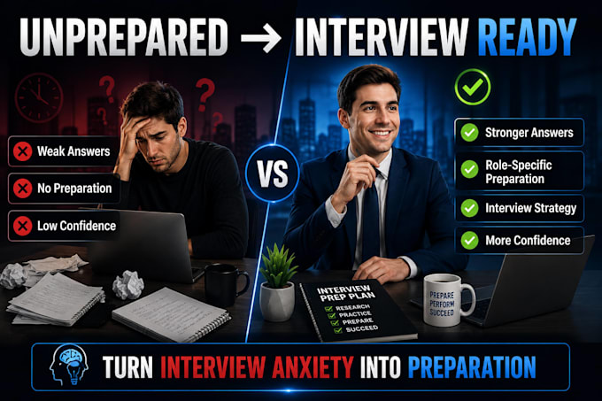 provide job interview preparation and personalized mock interview
