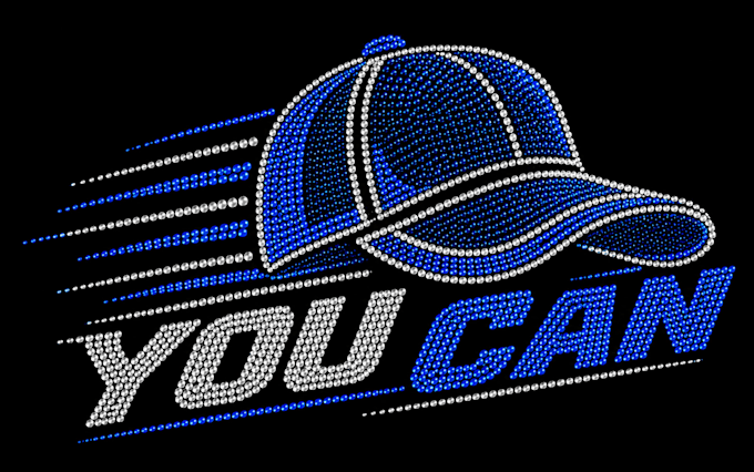 bulk rhinestone design template professionally