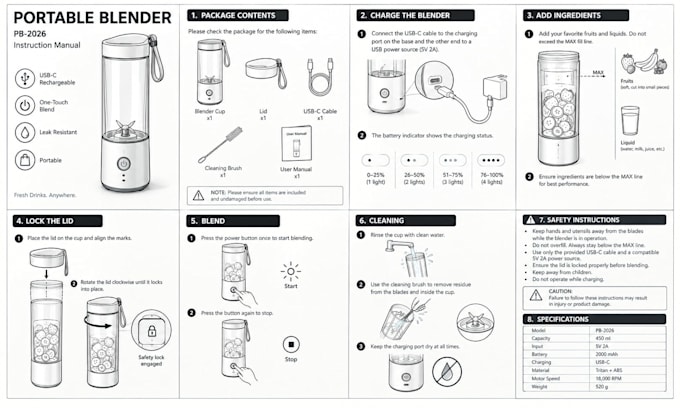 design user instruction manual pdf assembly guide user guide and product manual