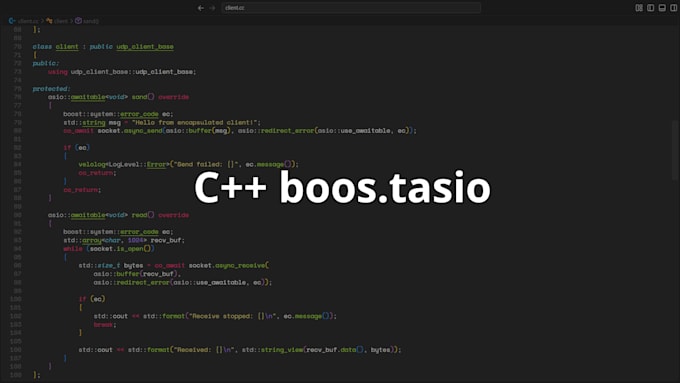 turn your tcp or udp server idea into a fast cpp boost asio app