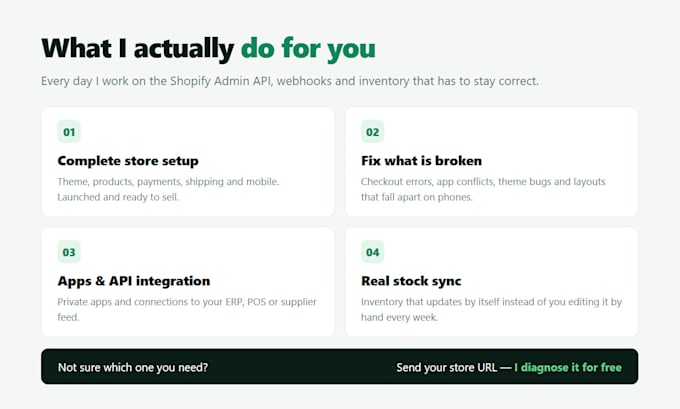 develop your shopify store apps, integrations and stock sync