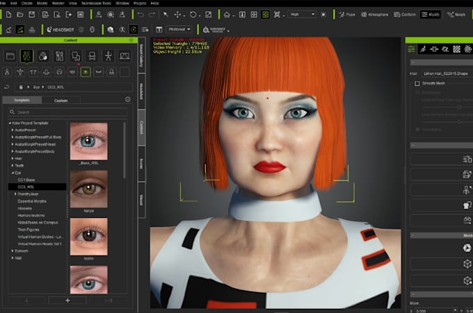 create, rig and animate 3d characters for cc4, cc5, iclone, unreal engine