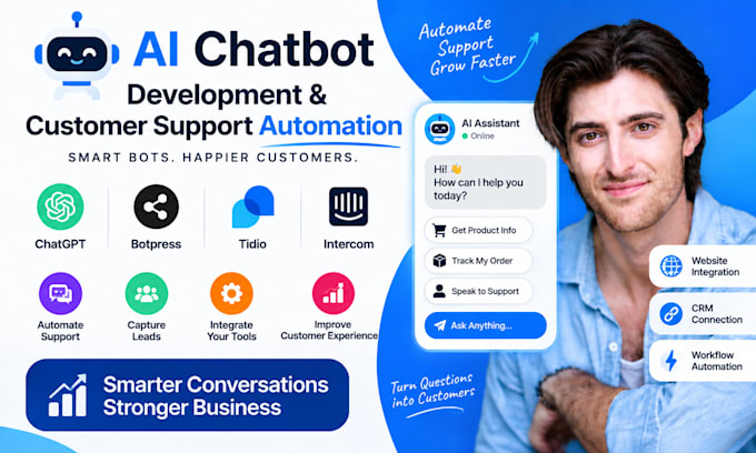 ai chatbot development customer support automation integration