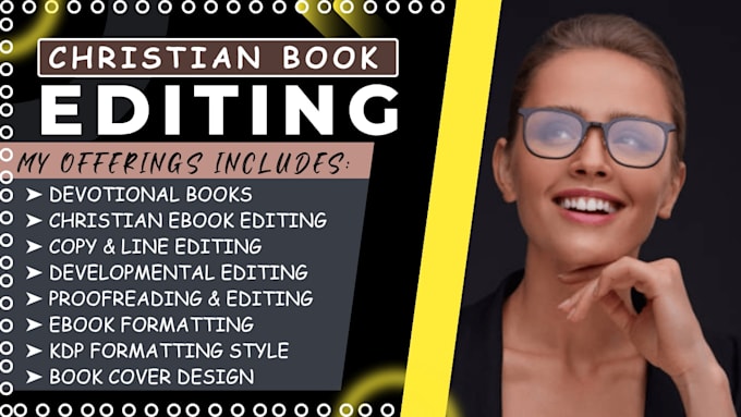 non fiction christian book editing and proofreading, amazon kdp expert