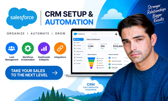 salesforce CRM setup automation customization workflow