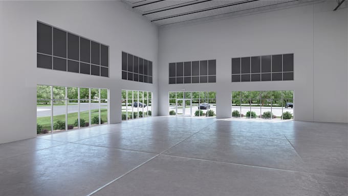 redesign production warehouse interior,3d factory modelling, warehouse 3d views