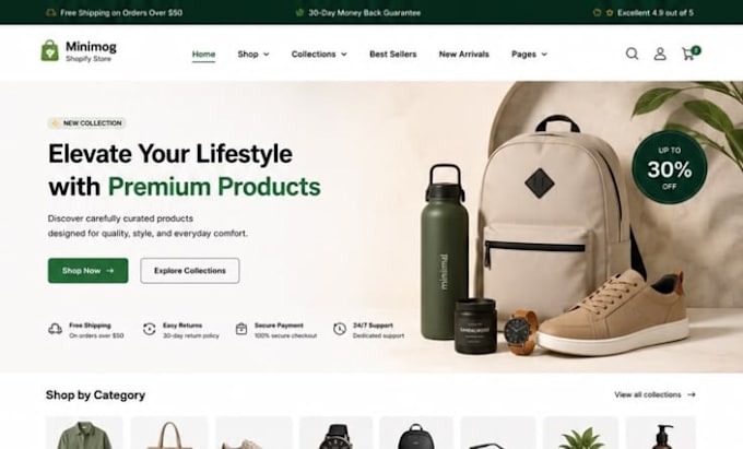 customize edit shopify store design update product upload, shopify homepage