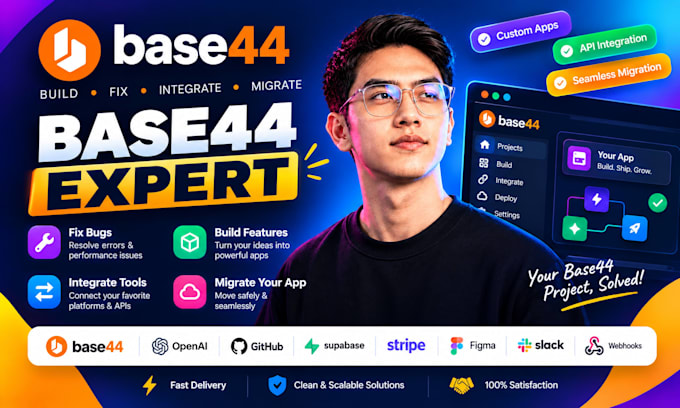 base44 app fix base44 game bug base44 migration base44 integration base44 expert