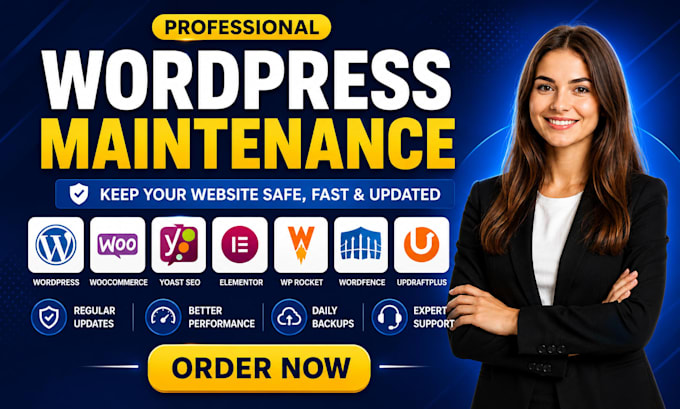 do ultimate monthly wordpress website SEO and maintenance, fix any error console