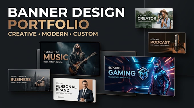 design professional spotify banner and header in canva
