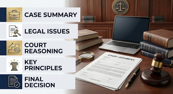 summarize and analyze legal cases