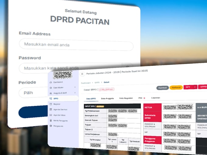 develop a custom laravel web application