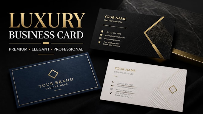 design a modern professional business card