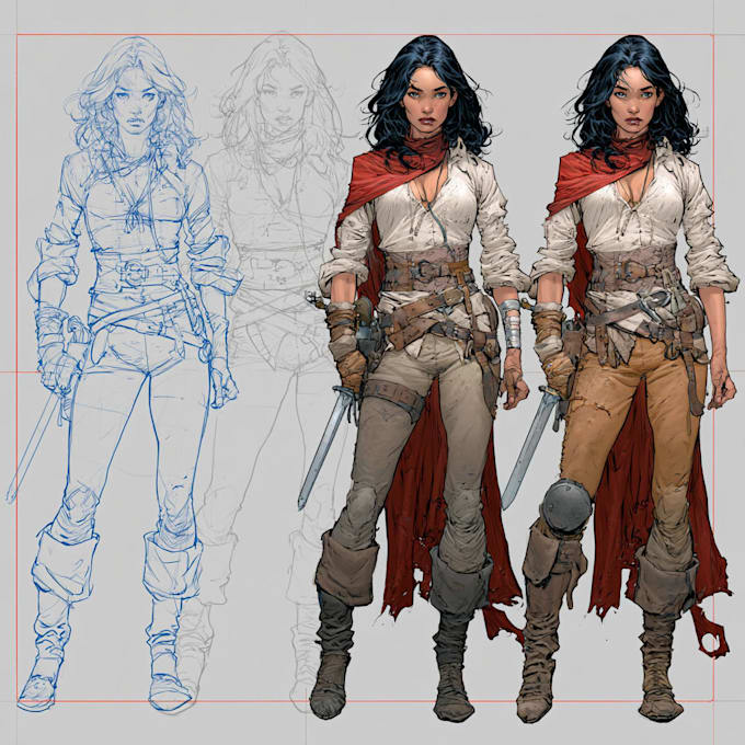 color your comic book and illustration
