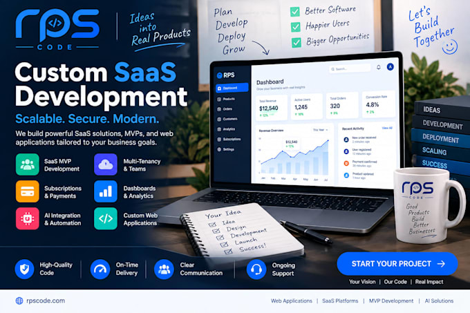build a scalable saas mvp or web application