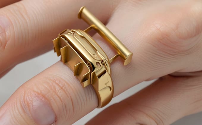 render your rings with a realistic hand from your 3d file